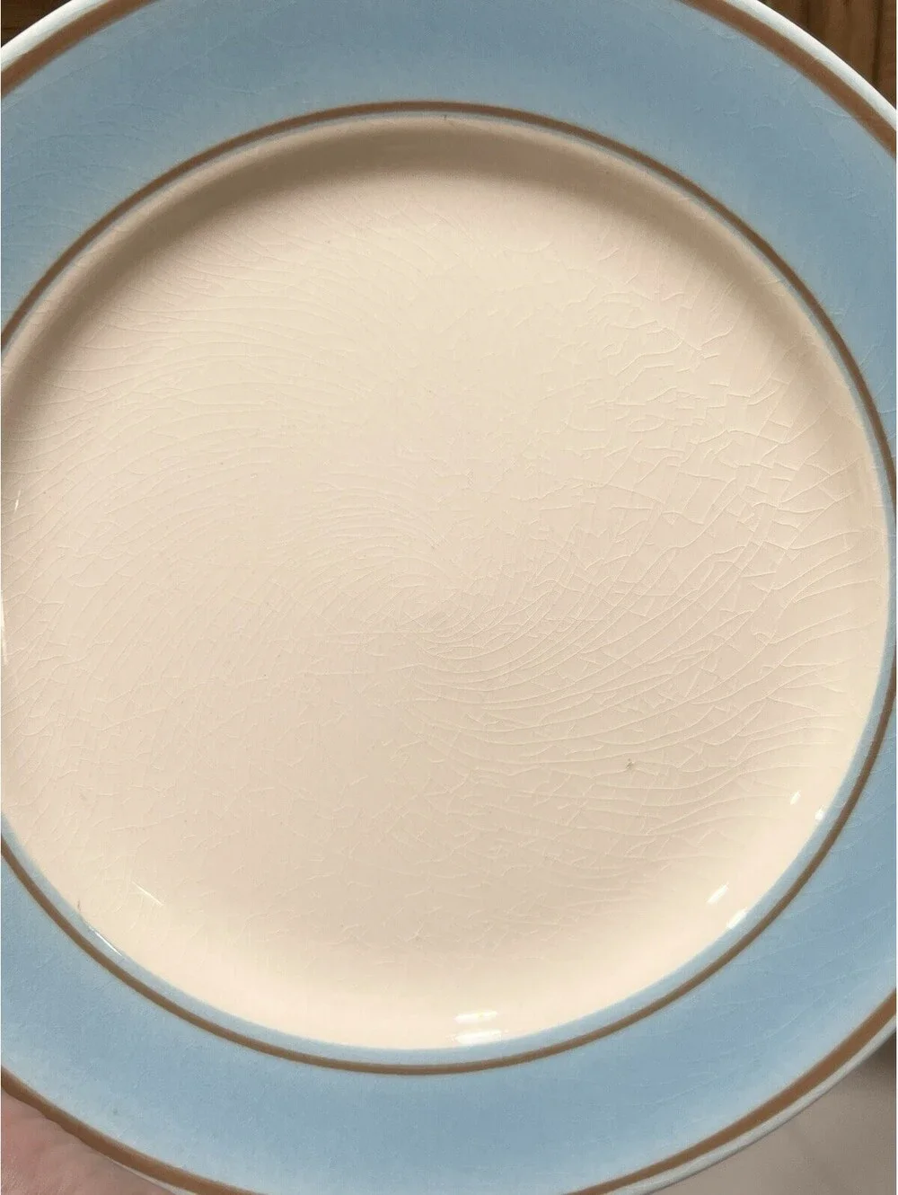6 Homer Laughlin Eggshell Cavalier Solitude Plates 7” Dessert Pie HLC Ironstone